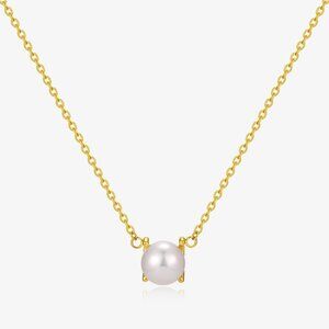 Simple Fresh Water Pearl Necklace
